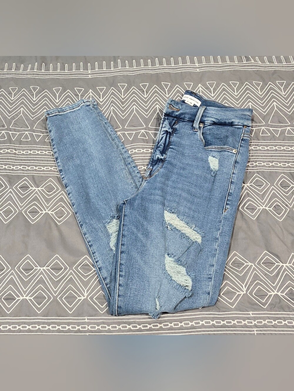 Good American Good Leg High Waisted Skinny Jeans Size 2/26